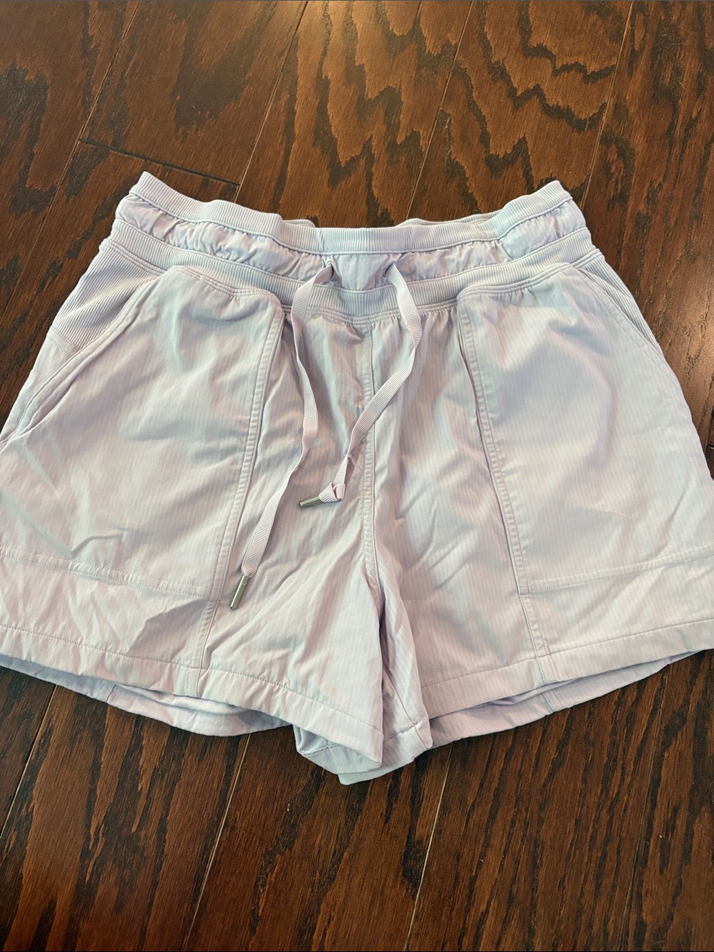 lululemon athletica Light Lavender Drawstring Athletic Shorts